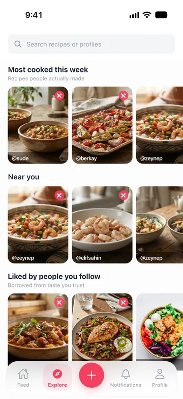 استكشاف في DateChef: الأكثر طهيًا هذا الأسبوع وبالقرب منك وما يعجب من تتابعهم