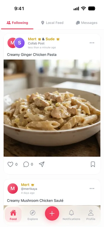 موجز DateChef مع منشور مشترك لمرت وسوده